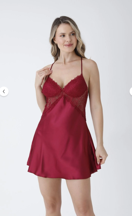 Turkish 6-Piece Satin Nightgown Set for Women