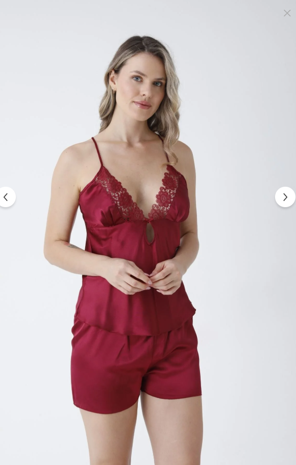Turkish 6-Piece Satin Nightgown Set for Women